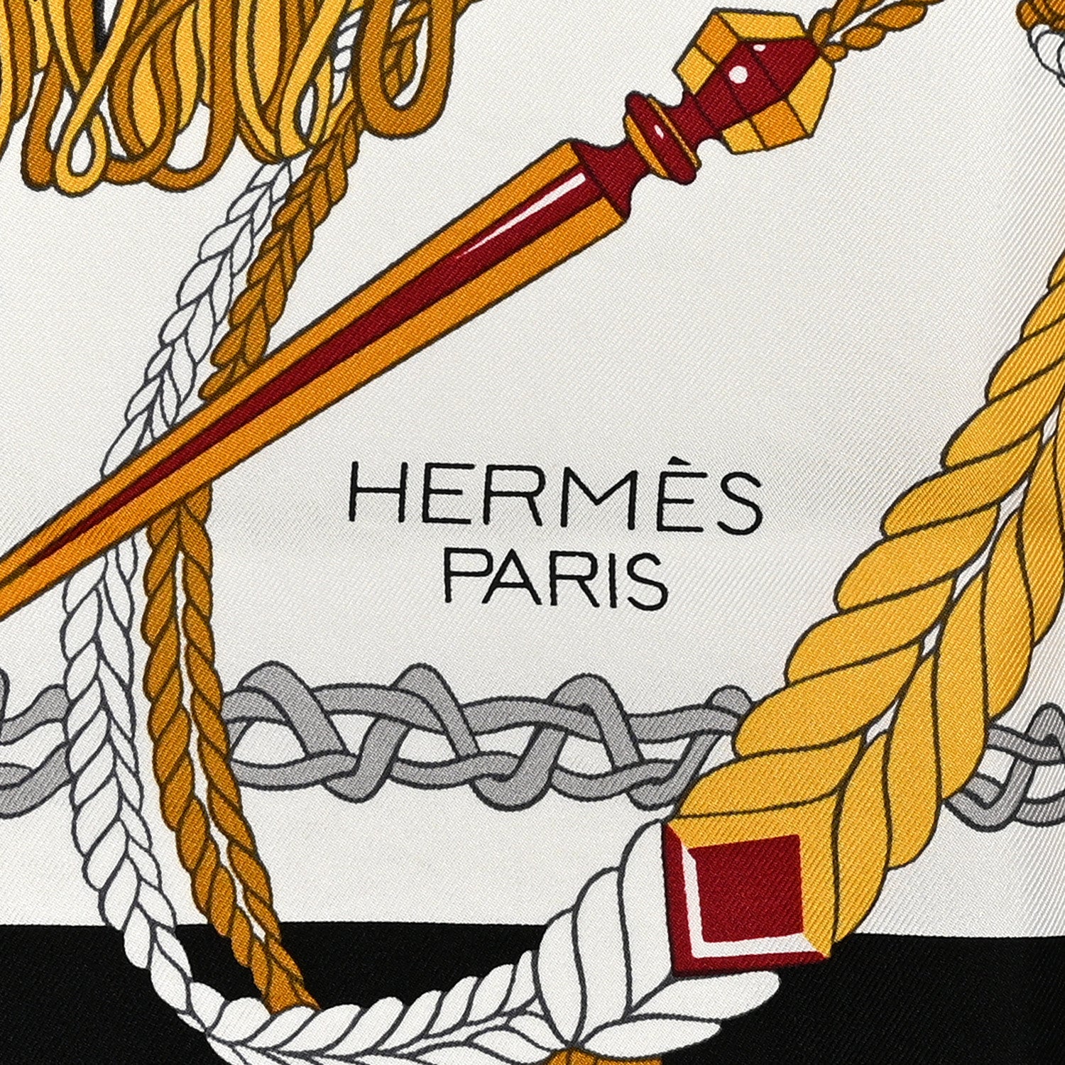 Hermes Silk Le Timbalier Scarf 90 2 of 4