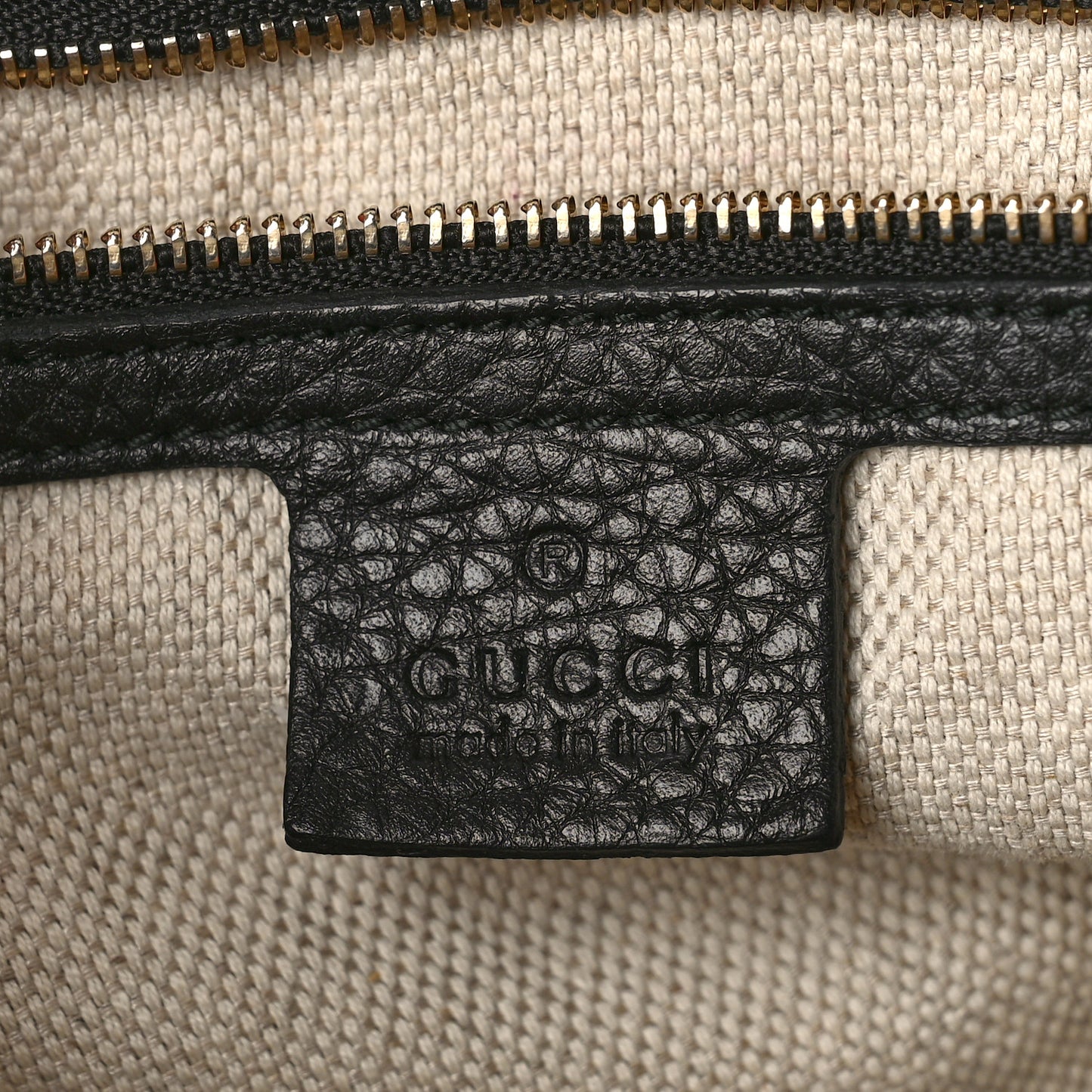 Pebbled Calfskin Small Soho Bowler Black