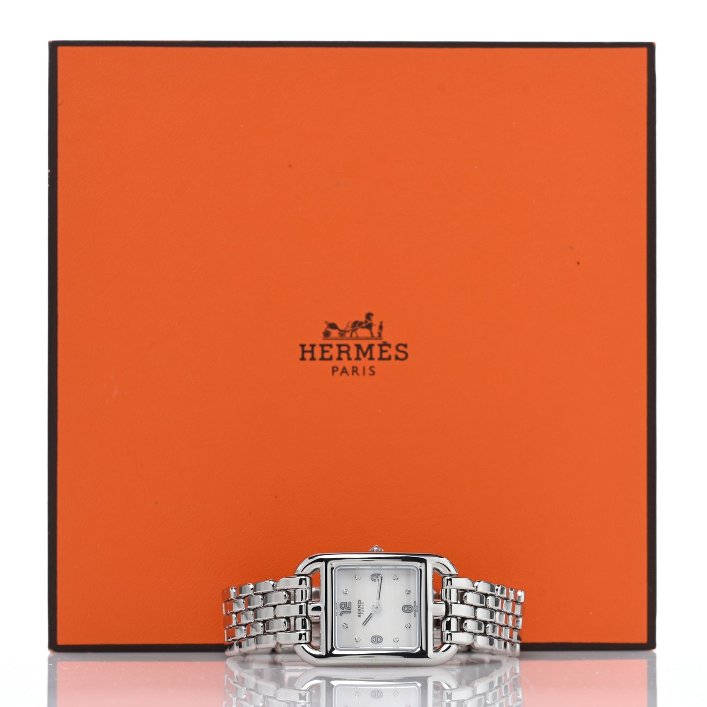 Stainless Steel Diamond Mother of Pearl 23mm Cape Cod Quartz Watch