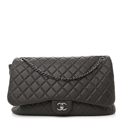 Chanel Quilted XXL Travel Flap Bag Khaki 1 of 11
