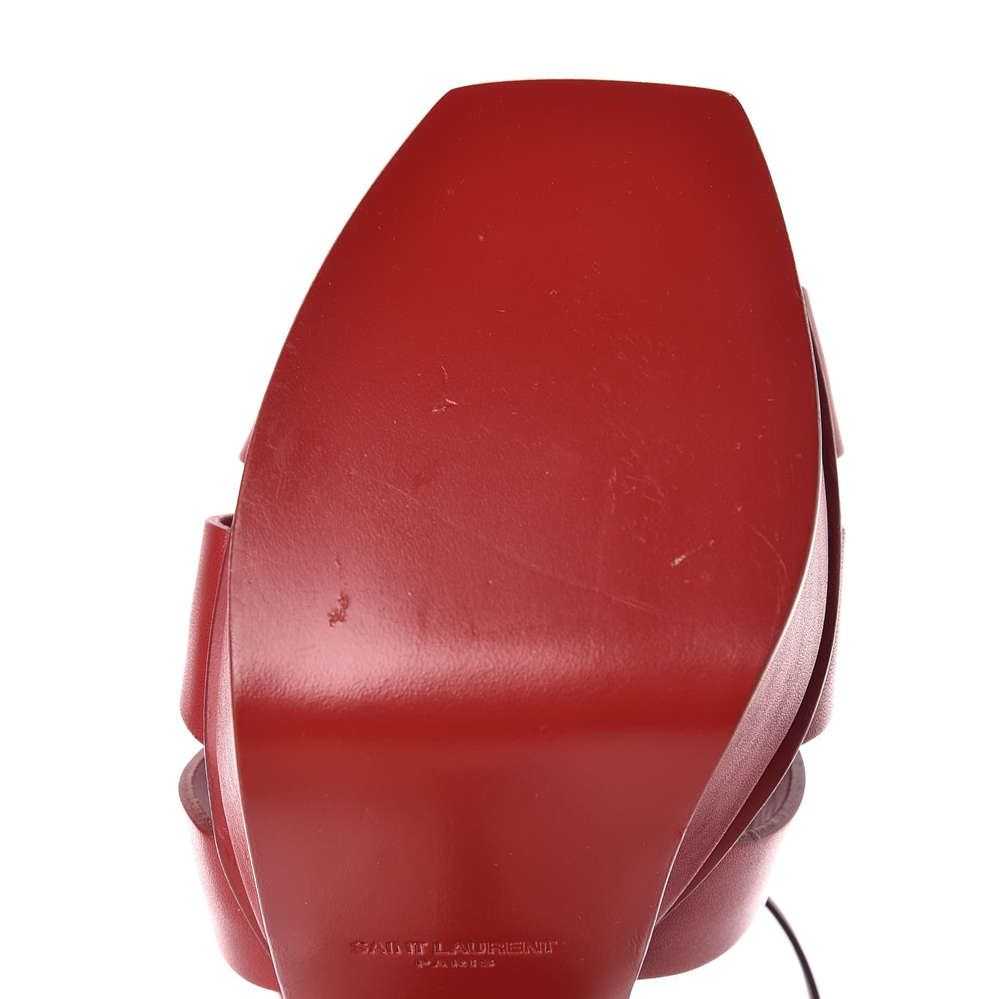 Calfskin Tribute 105 Platform Sandals 39 Rouge Orient