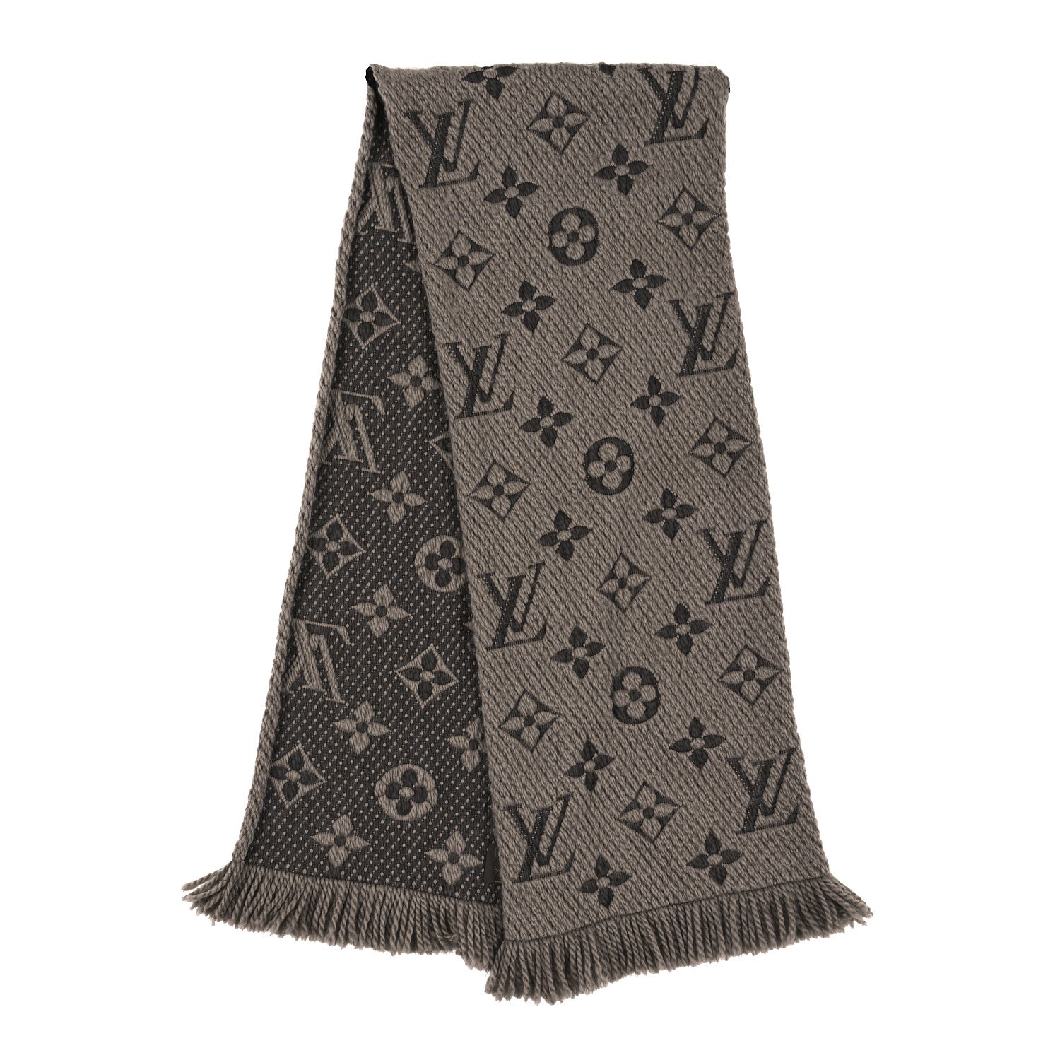 Louis Vuitton Wool Silk Logomania Scarf Verone 2 of 3