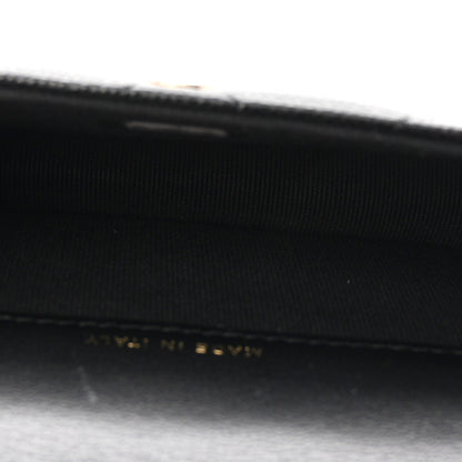 Chanel Caviar Quilted Belt Bag With Charms On Chain Black 5 of 11