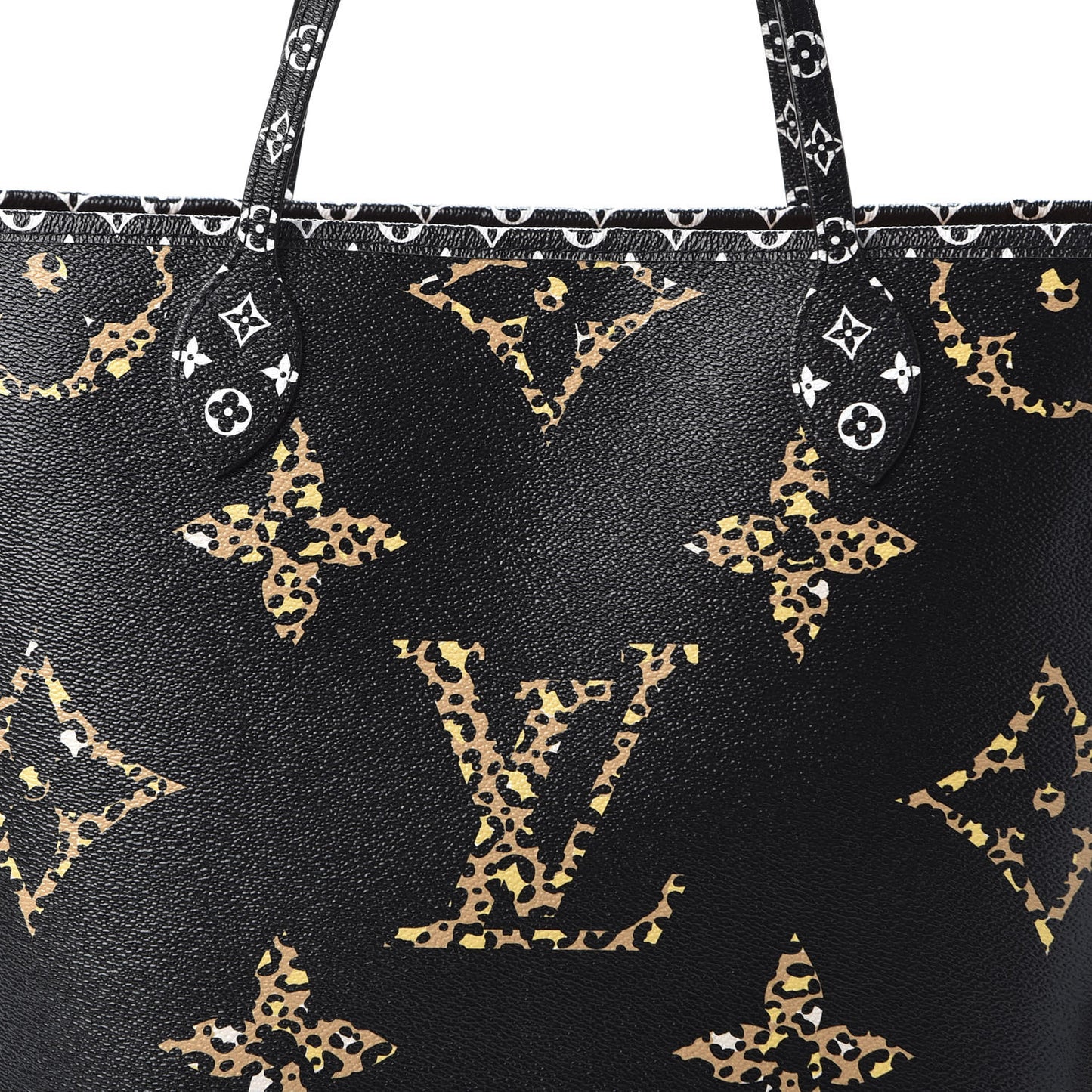 Monogram Giant Jungle Neverfull MM Black