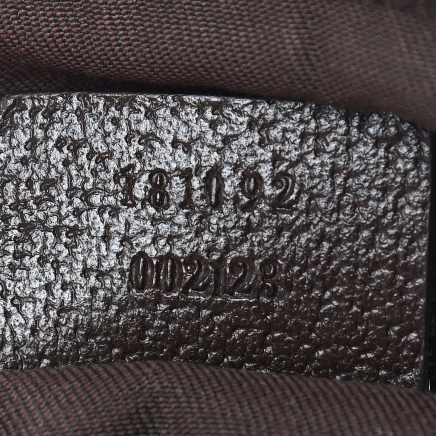 Monogram Web Medium Half Moon Hobo Dark Brown