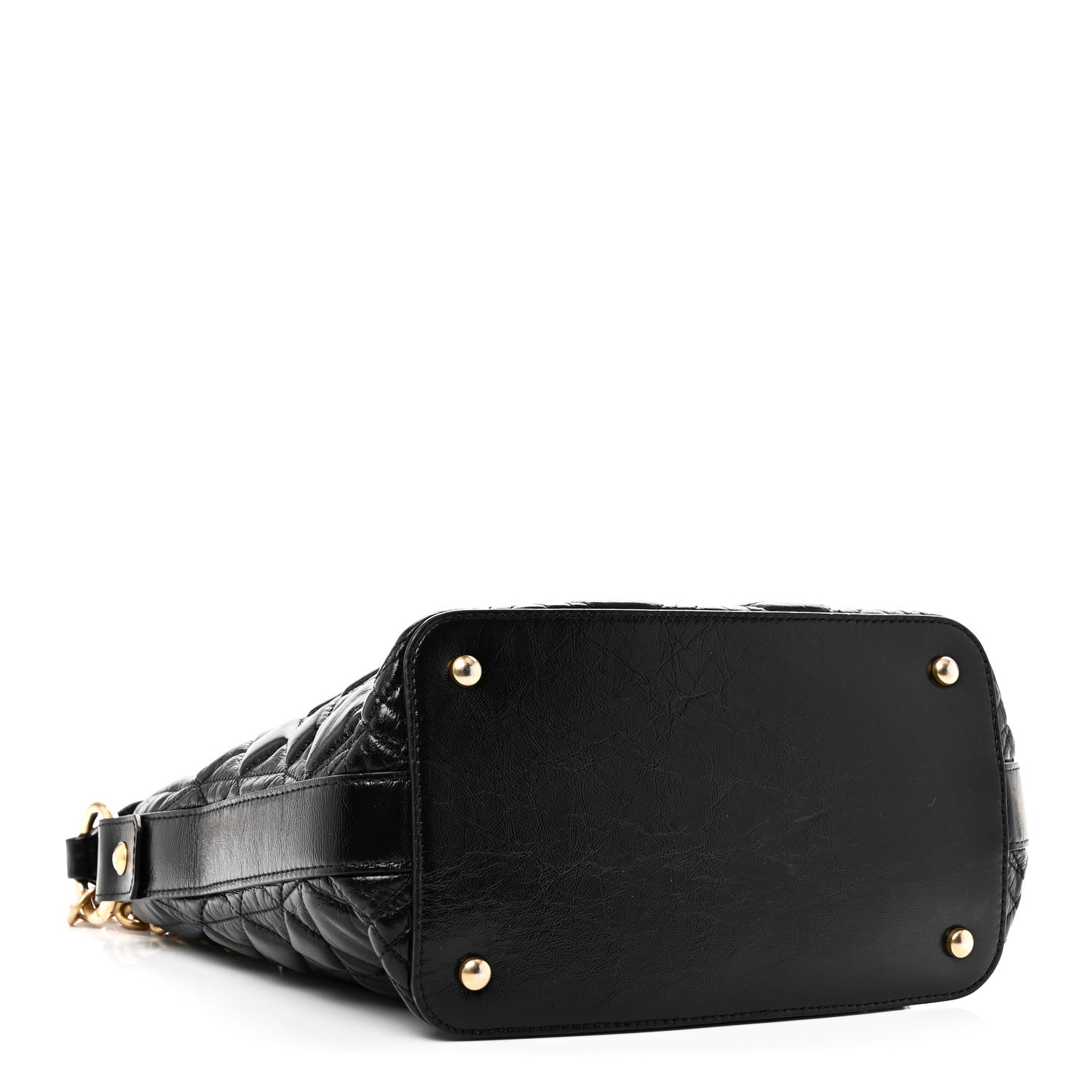 Chanel Glazed Calfskin Quilted State Of The Art Hobo Black 4 of 10