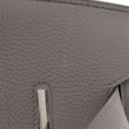 Hermes Togo Birkin 35 Etain 11 of 13