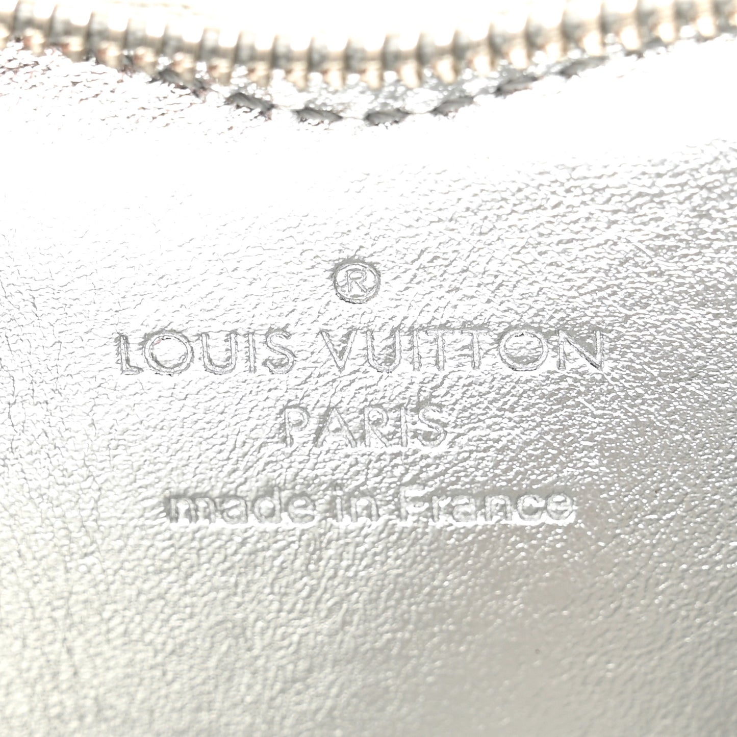 Monogram Miroir Heart Coin Purse Silver