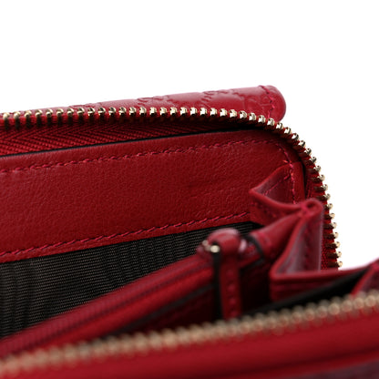 Gucci Soft Microguccissima Continental Zip Wallet Red 13 of 15