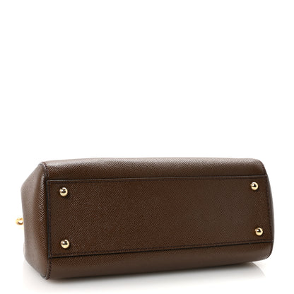 Dolce & Gabbana Dauphine Medium Miss Sicily Satchel Brown 4 of 9
