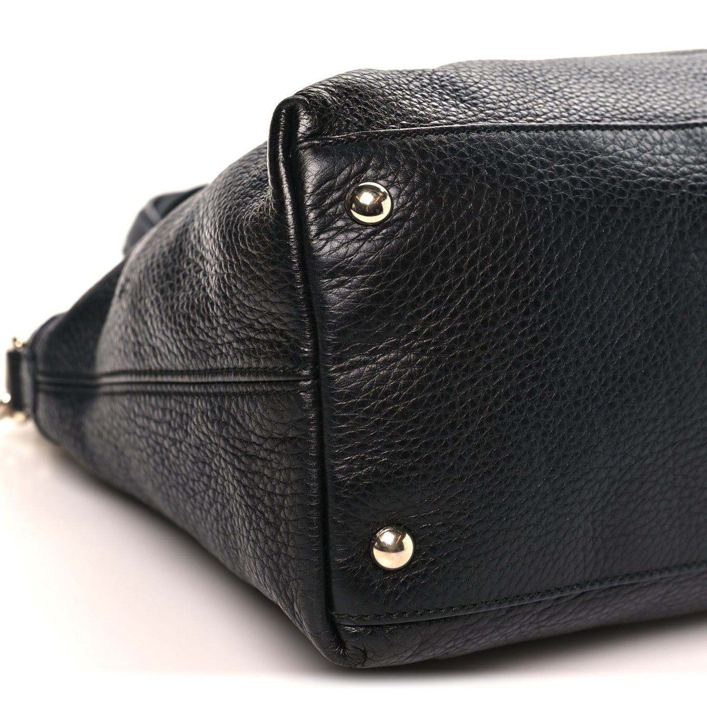 Cellarius Calfskin Small Soho Top Handle Satchel Black