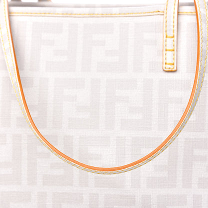 Fendi Zucca Spalmati Medium Roll Tote Bianco 12 of 12