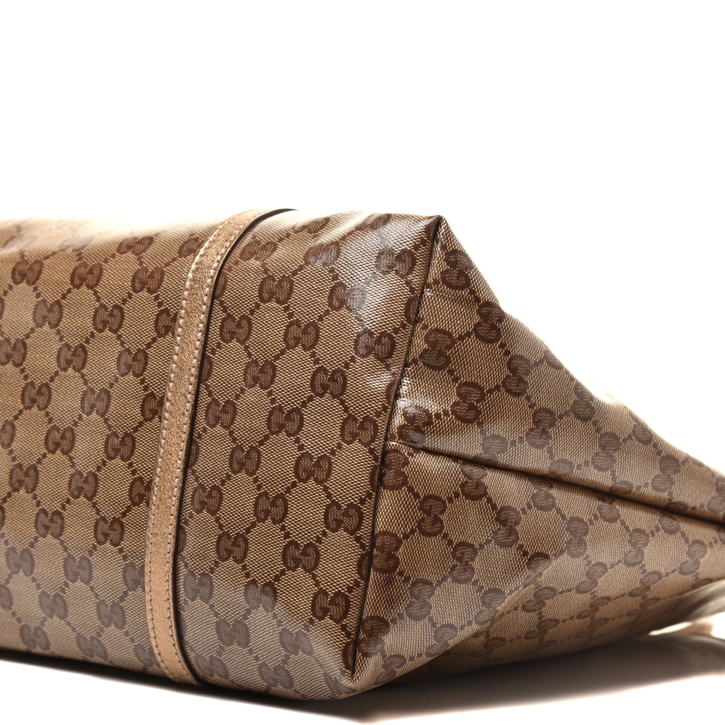 Crystal Monogram Large Joy Tote Gold
