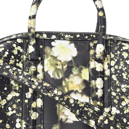 Givenchy Textured Coated Canvas Baby's Breath Print Medium Lucrezia Black 7 of 9