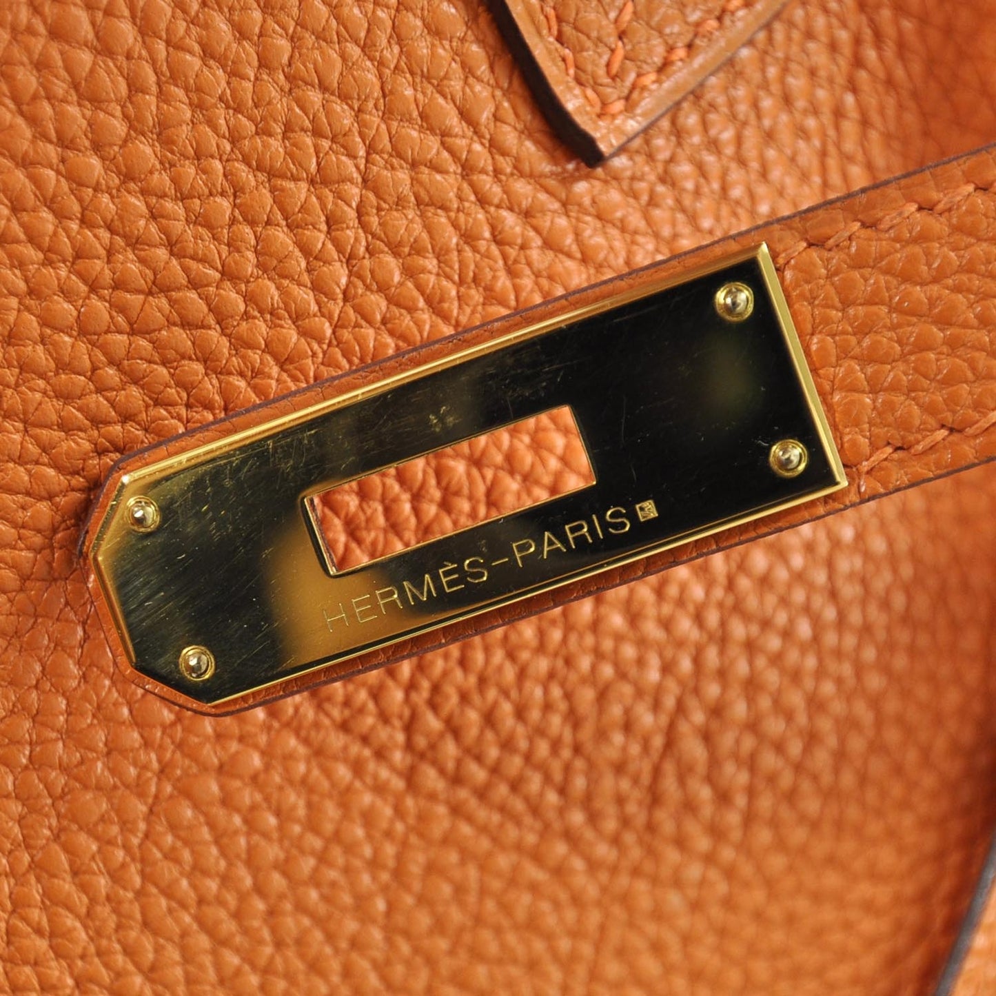 Togo Birkin 35 Orange
