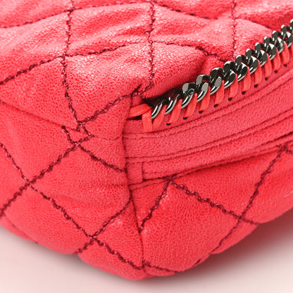 Stella McCartney Shaggy Deer Quilted Mini Falabella Backpack Pink Fluo 9 of 9