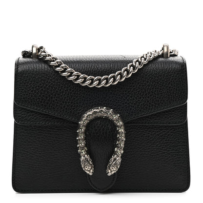 Gucci Calfskin Mini Dionysus Shoulder Bag Black 1 of 11