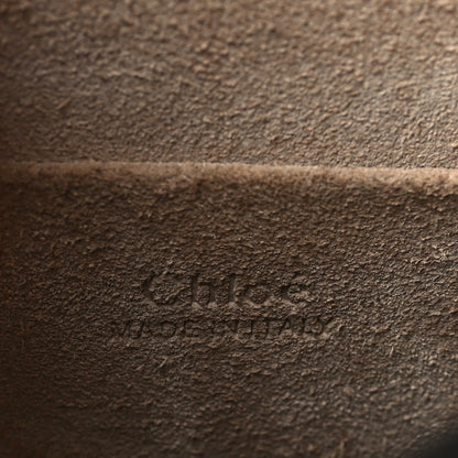 Chloe Calfskin Suede Small Nile Bracelet Bag Off White 6 of 9