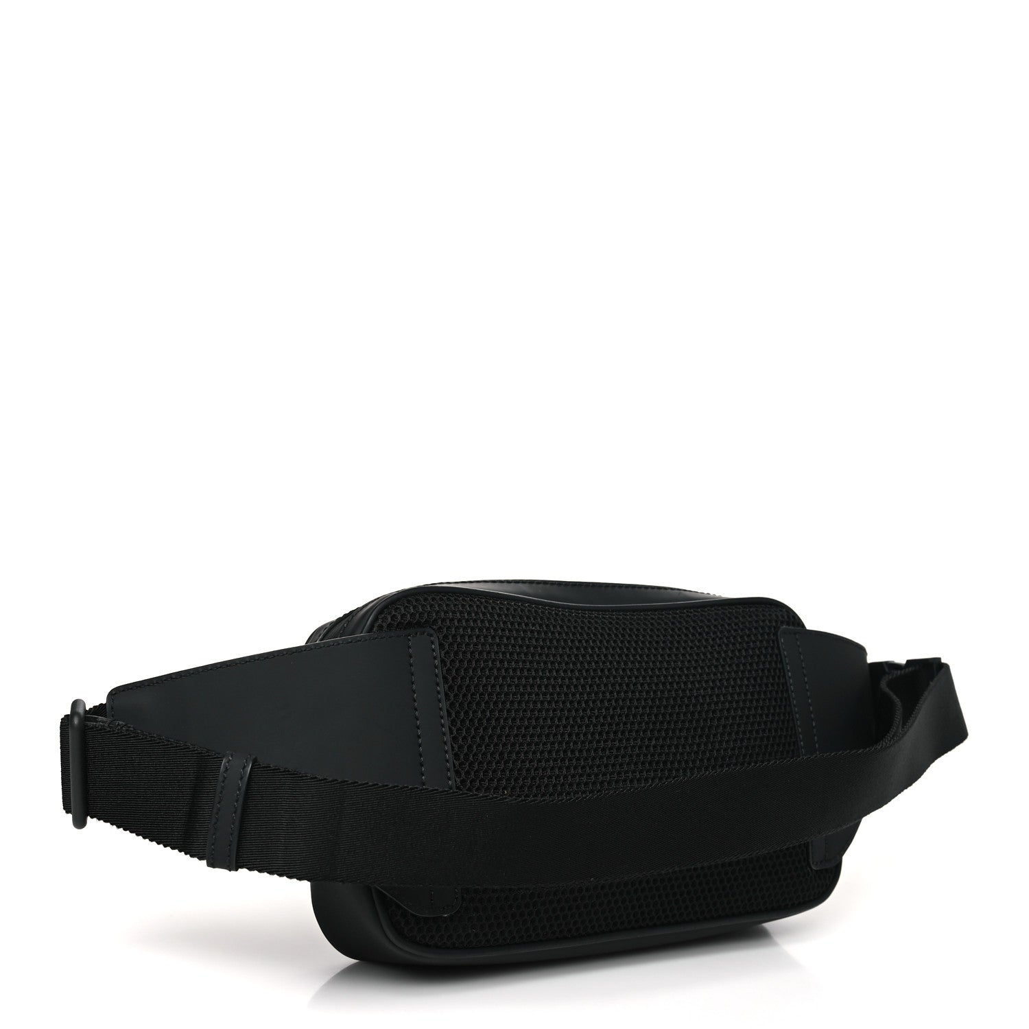 Gucci Rubber Effect Monogram GG Waist Belt Bag Black 3 of 9