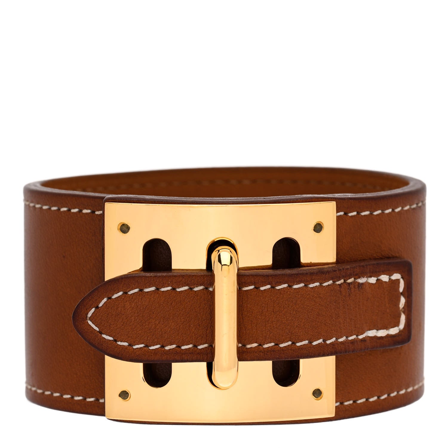 Hermes Barenia Intense Bracelet M Fauve 1 of 6