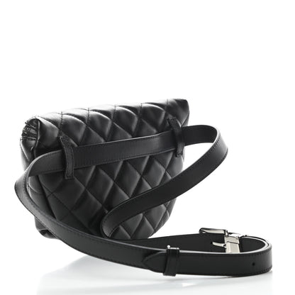 Chanel Lambskin Quilted Waist Belt Bag Black 3 of 11