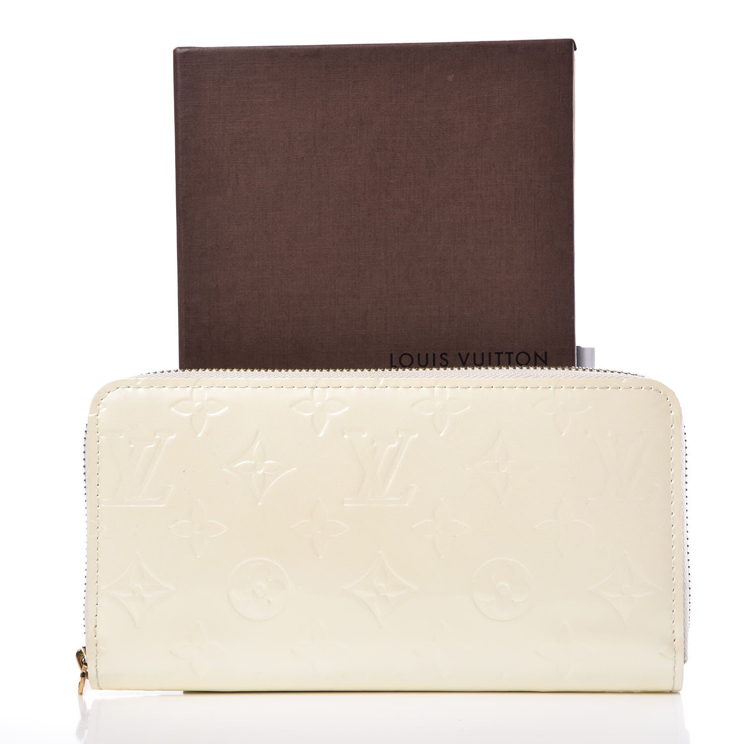 Louis Vuitton Vernis Zippy Wallet Perle 8 of 8