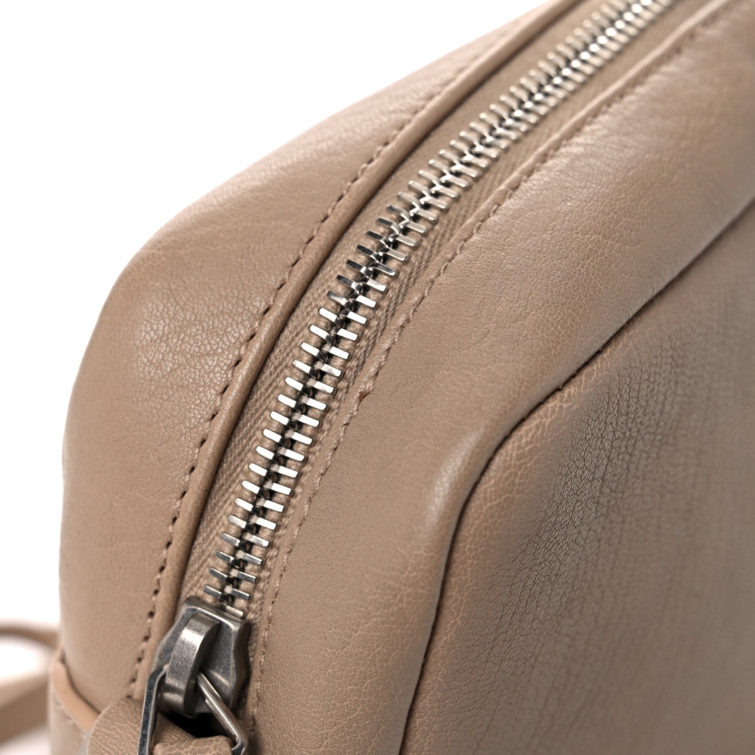 Saint Laurent Lambskin Monogram Small Lou Camera Bag Dark Beige 14 of 14