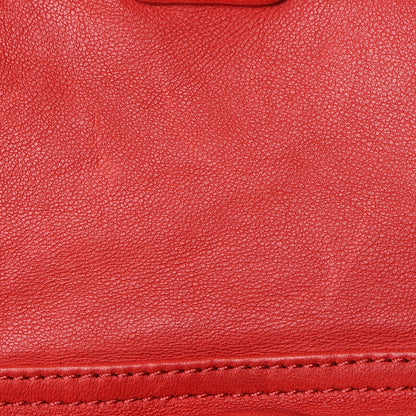 MCM Lambskin Tumbler Backpack Red 11 of 16