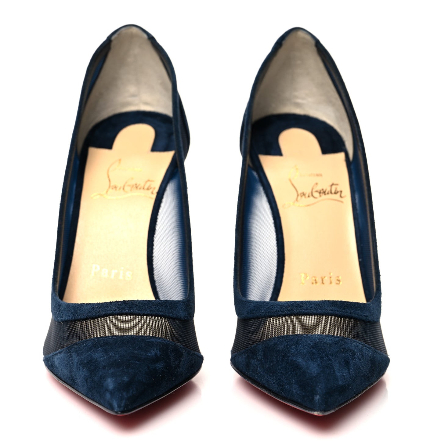 Veau Velours Rete Galativi 100 Pumps 36 Navy