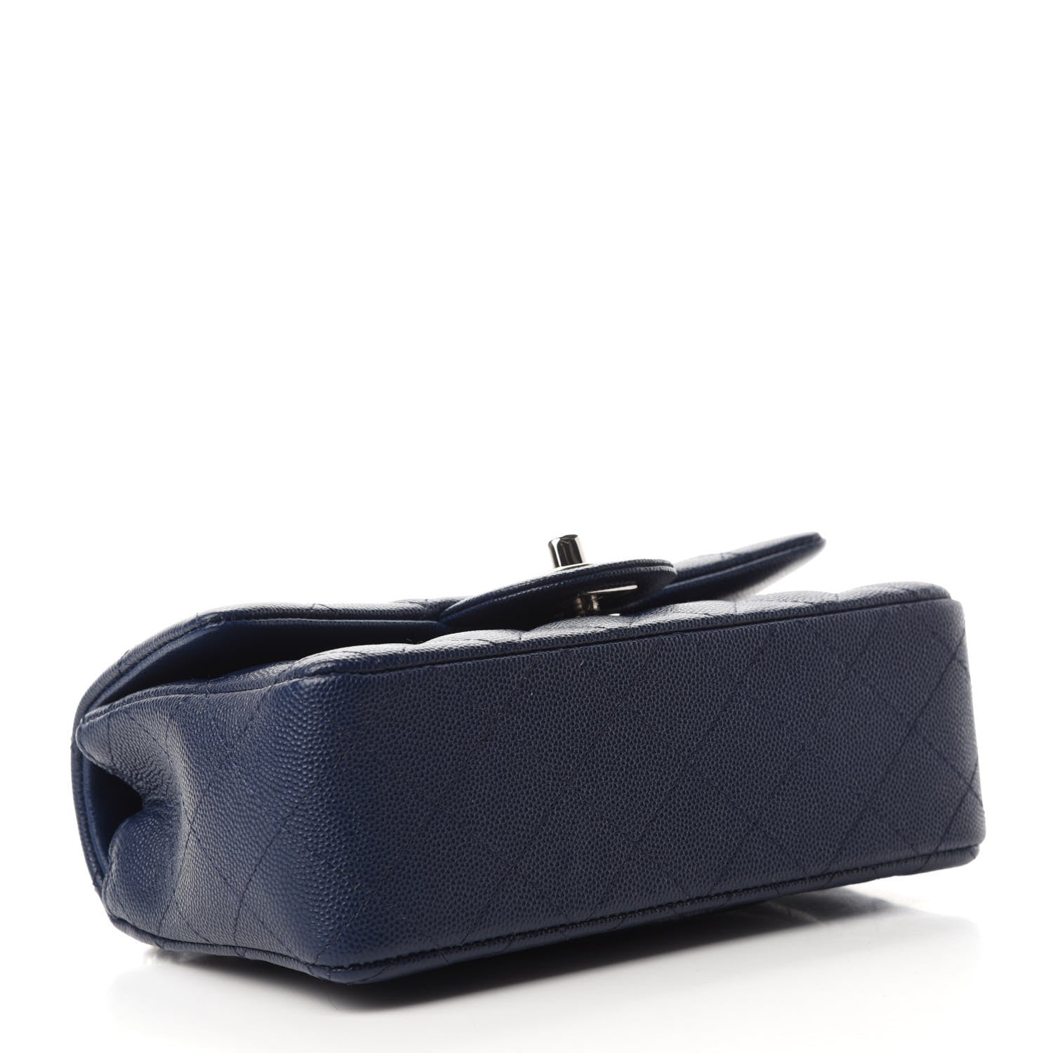 Chanel Caviar Quilted Mini Rectangular Flap Navy 4 of 11