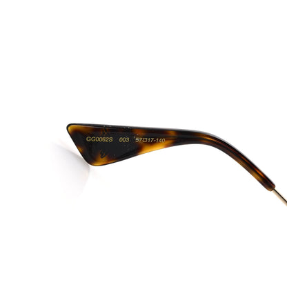 Gucci Acetate Web Aviator Sunglasses GG0062S Green Red 6 of 7