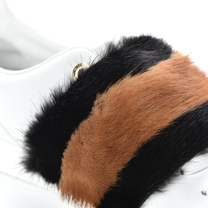 Louis Vuitton Calfskin Mink Fur Frontrow Sneakers 40 White 11 of 11
