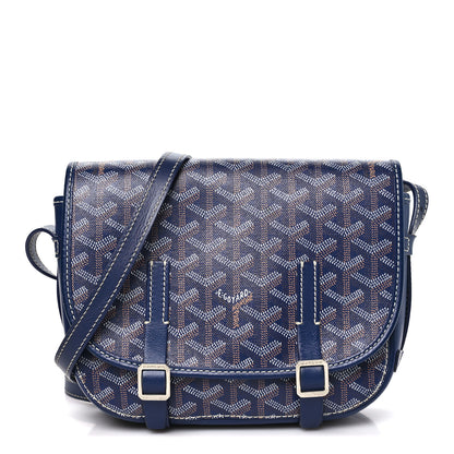 Goyard Goyardine Belvedere PM Messenger Bag Navy 1 of 10