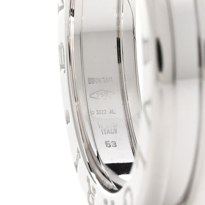 Bulgari 18K White Gold B.Zero1 One-Band Ring 53 6.5 4 of 4