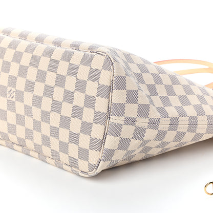 Louis Vuitton Damier Azur Neo Neverfull MM Rose Ballerine 8 of 8