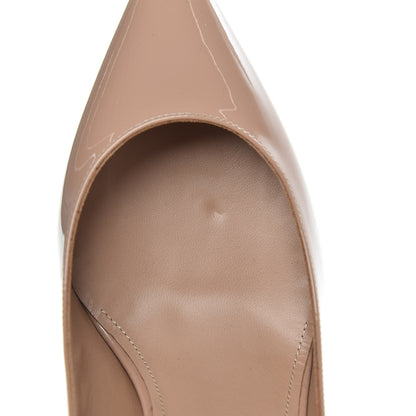 Saint Laurent Patent Calfskin Zoe 85 Pumps 38.5 Nude 9 of 10