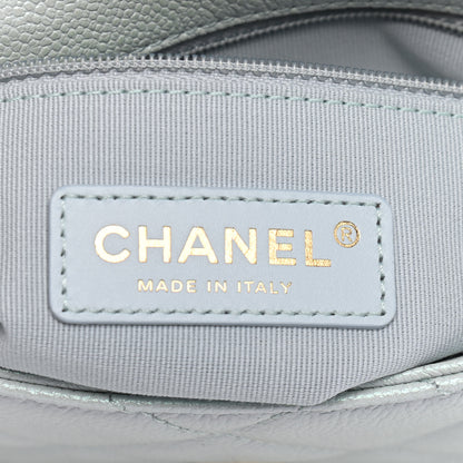 Chanel Iridescent Caviar Quilted Mini My Perfect Flap Light Green 6 of 9