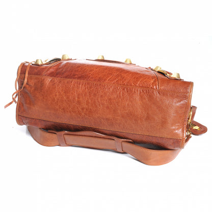 Balenciaga Agneau Giant 21 Gold Hardware CIty Chestnut 4 of 7