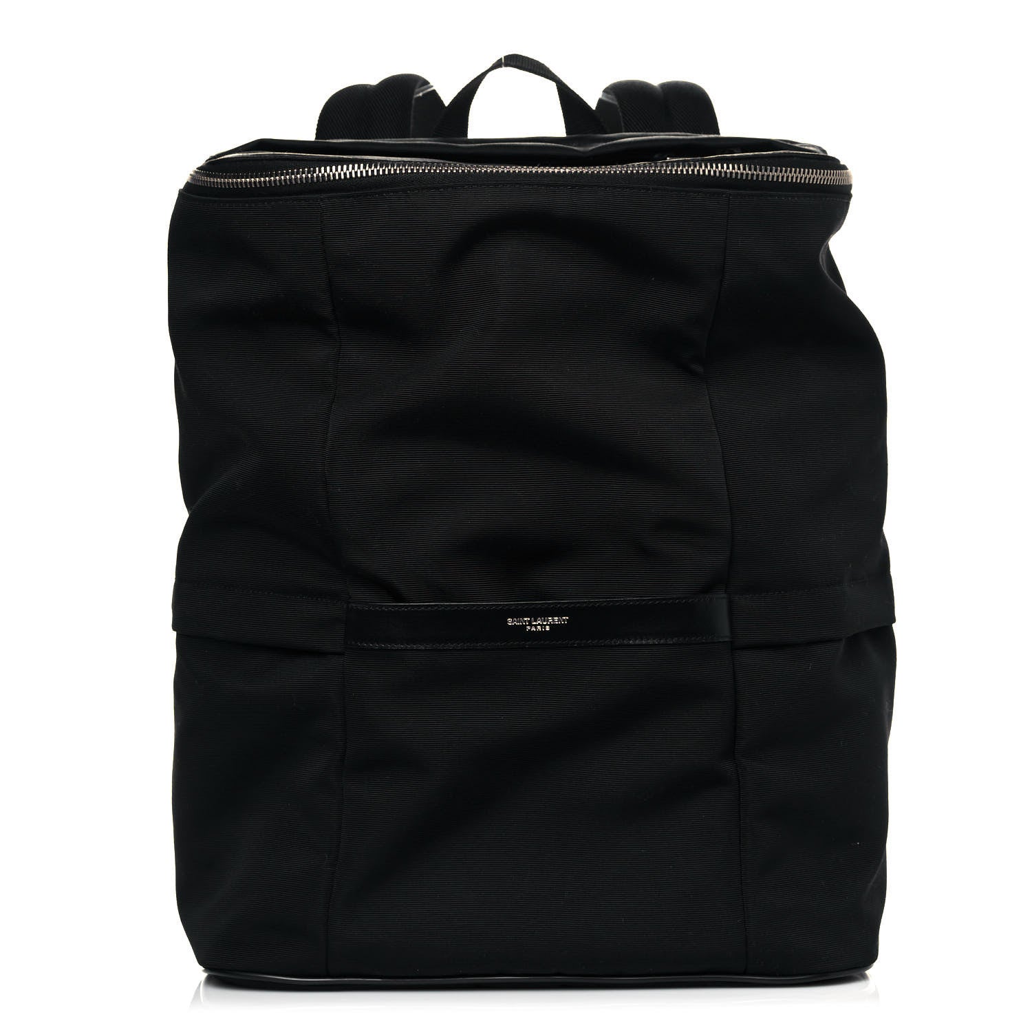 Saint Laurent Canvas Calfskin Sid Backpack Black 1 of 12