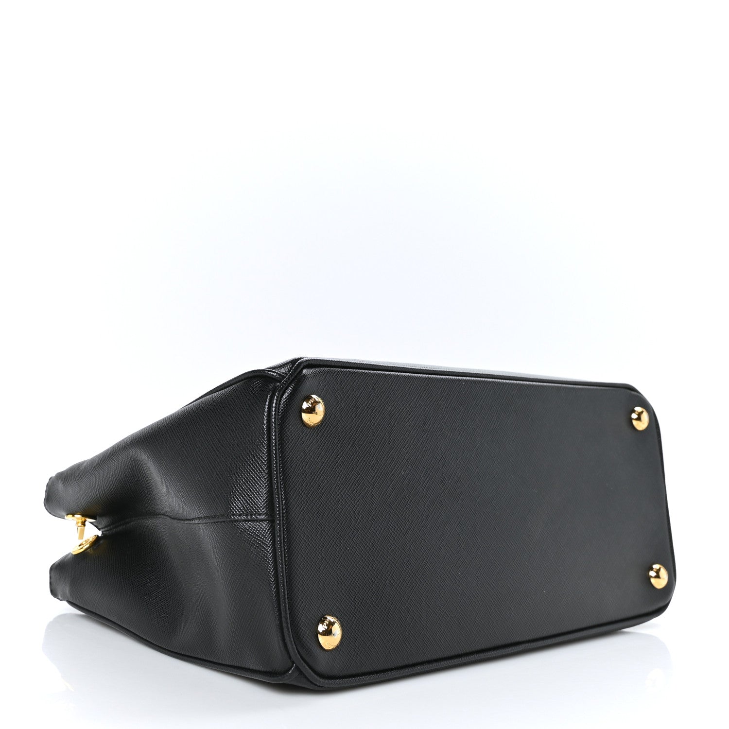 Prada Saffiano Small Galleria Double Zip Tote Black 3 of 7