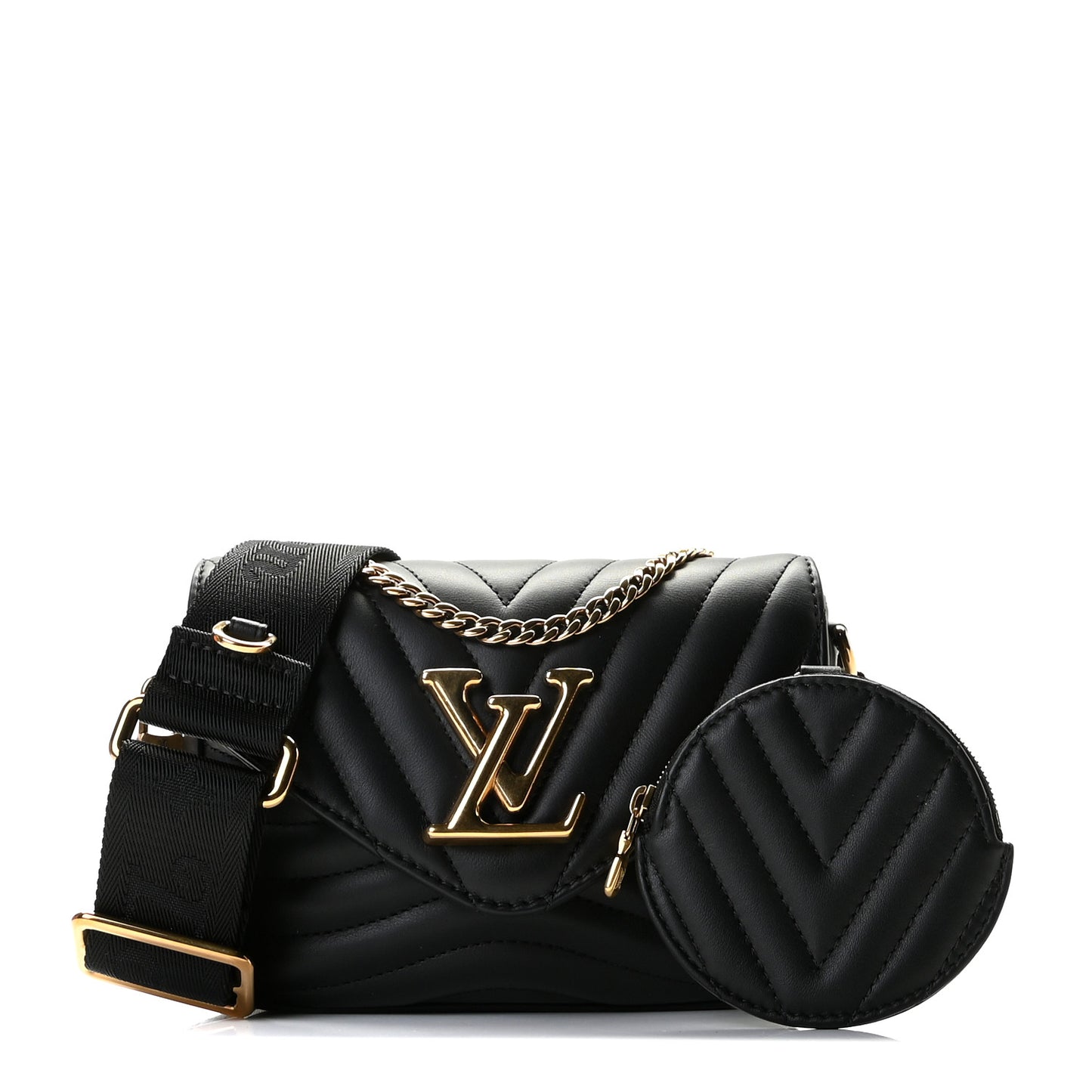 Calfskin New Wave Multi Pochette Black