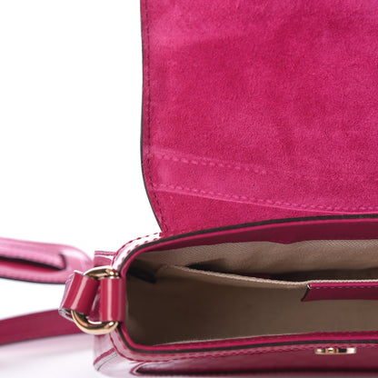 Gucci Patent Microguccissima Small Nice Messenger Bag Bright Bouganville 14 of 19
