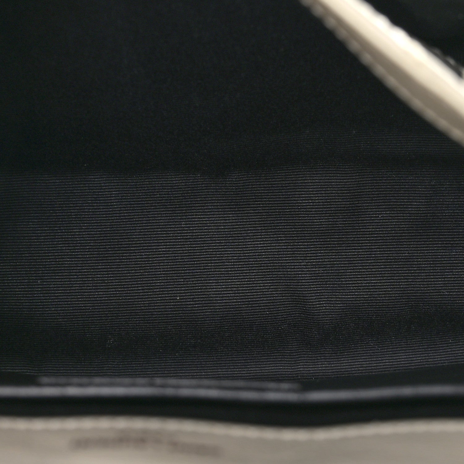 Saint Laurent Crinkled Calfskin Matelasse Monogram Baby Niki Chain Satchel Ivory 5 of 11