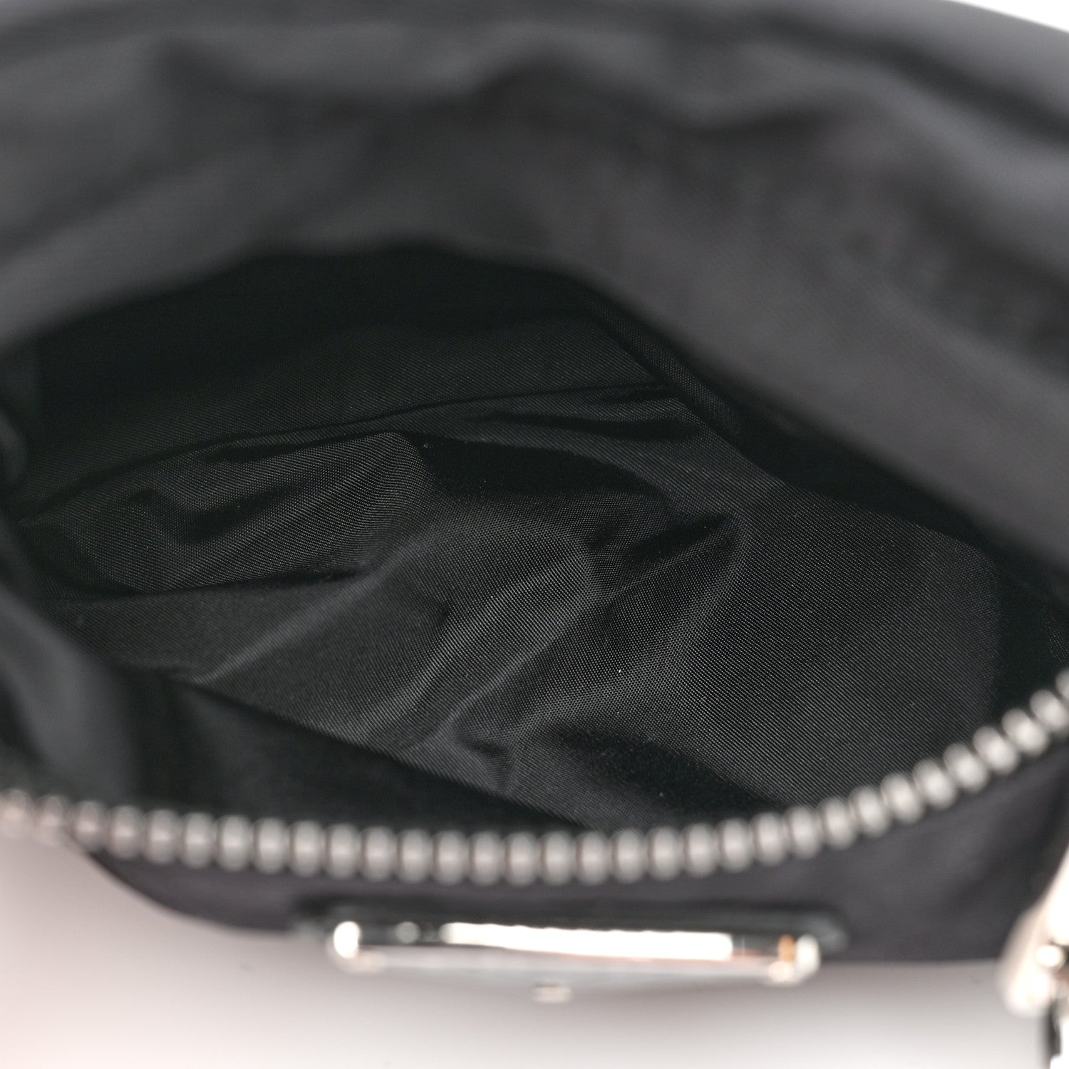 Prada Tessuto Nylon Saffiano Belt Bag 110 44 Black 6 of 10