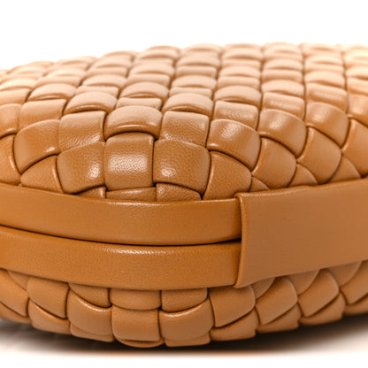 Bottega Veneta Calfskin Intrecciato Knot On Strap Camel 8 of 9