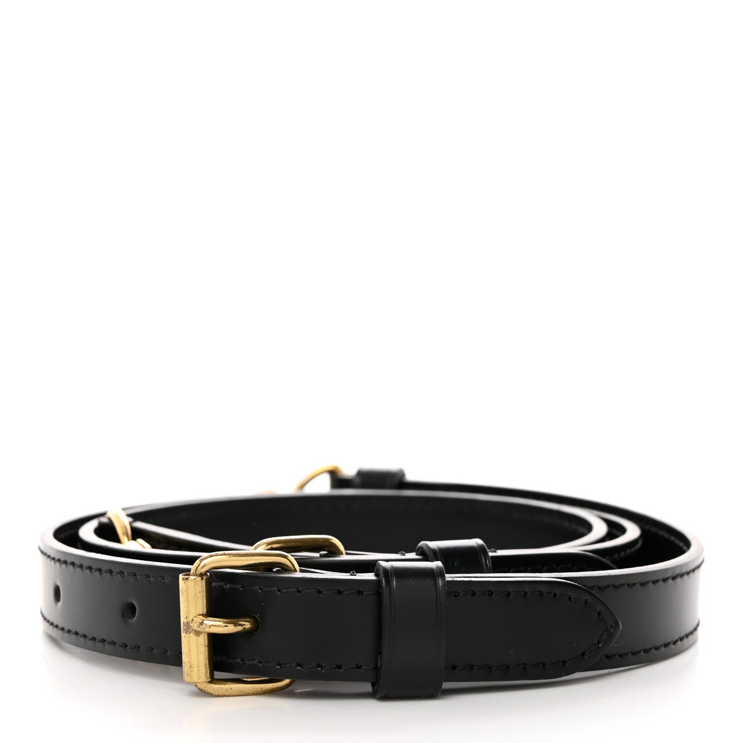 Louis Vuitton Calfskin Adjustable Keepall Bandouliere Shoulder Strap Black 2 of 3