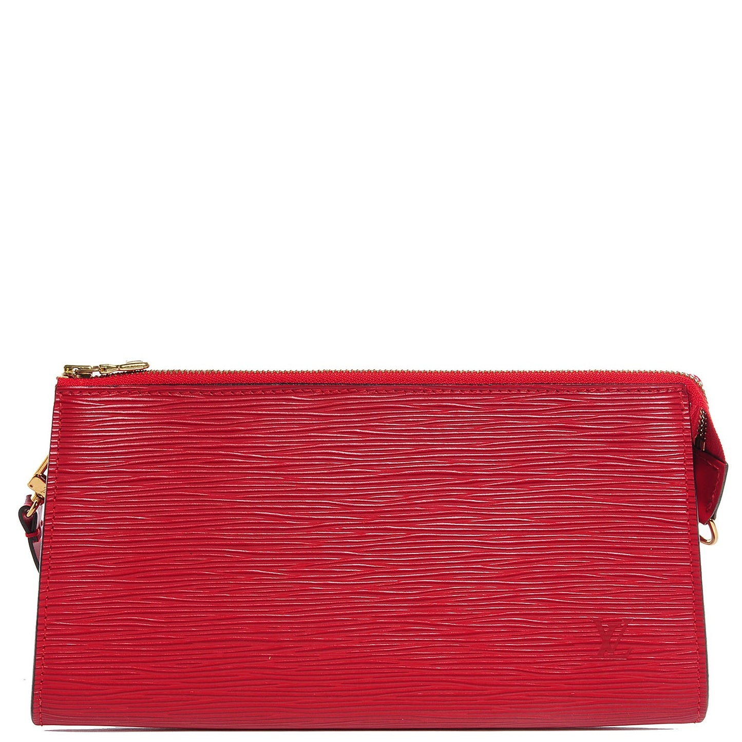 Epi Pochette Accessories 24 Castillan Red