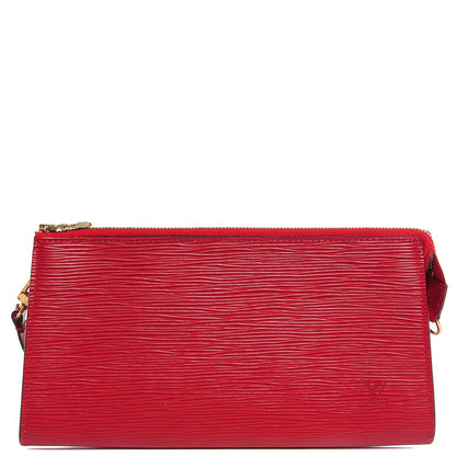 Louis Vuitton Epi Pochette Accessories 24 Castillan Red 1 of 7