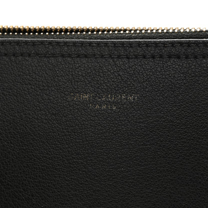 Saint Laurent Calfskin Large Shopping Tote Black 6 of 11