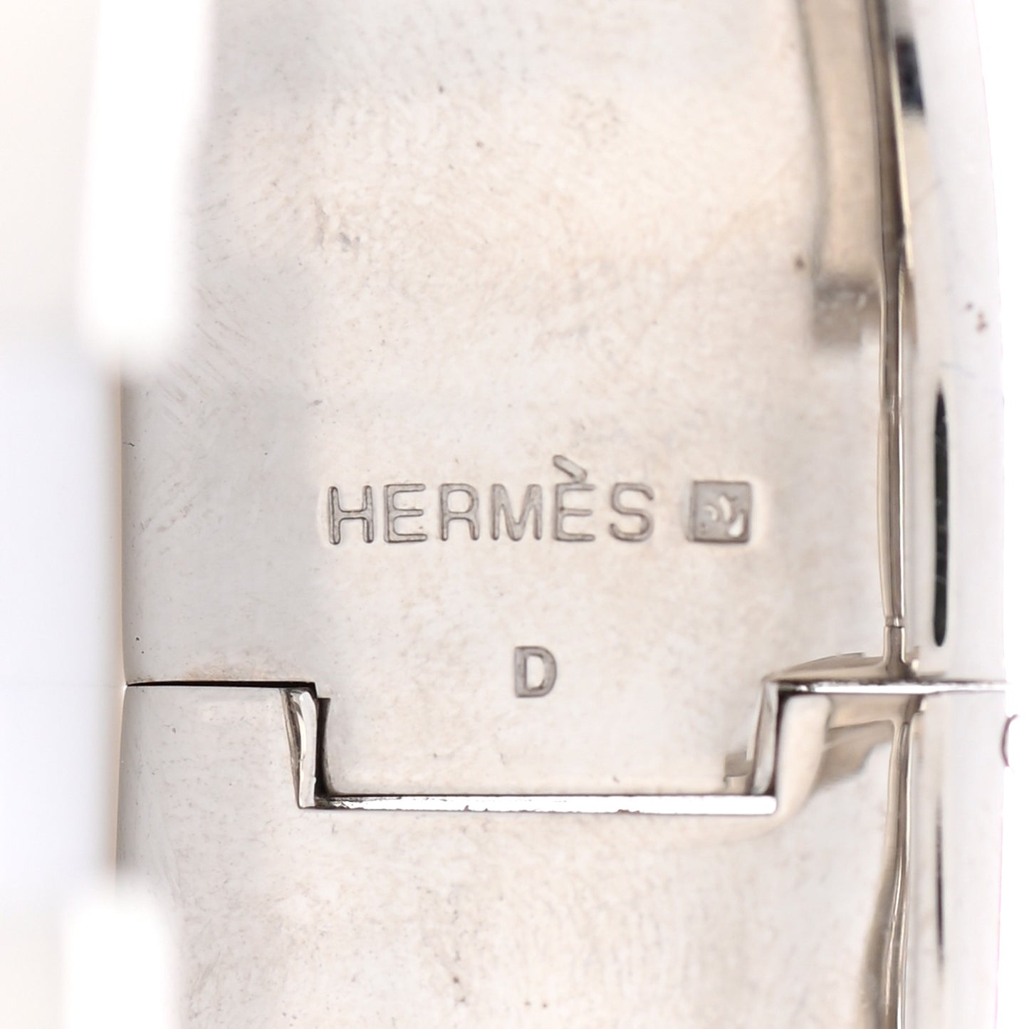 Enamel Wide Clic Clac H Bracelet GM Rose Dragee